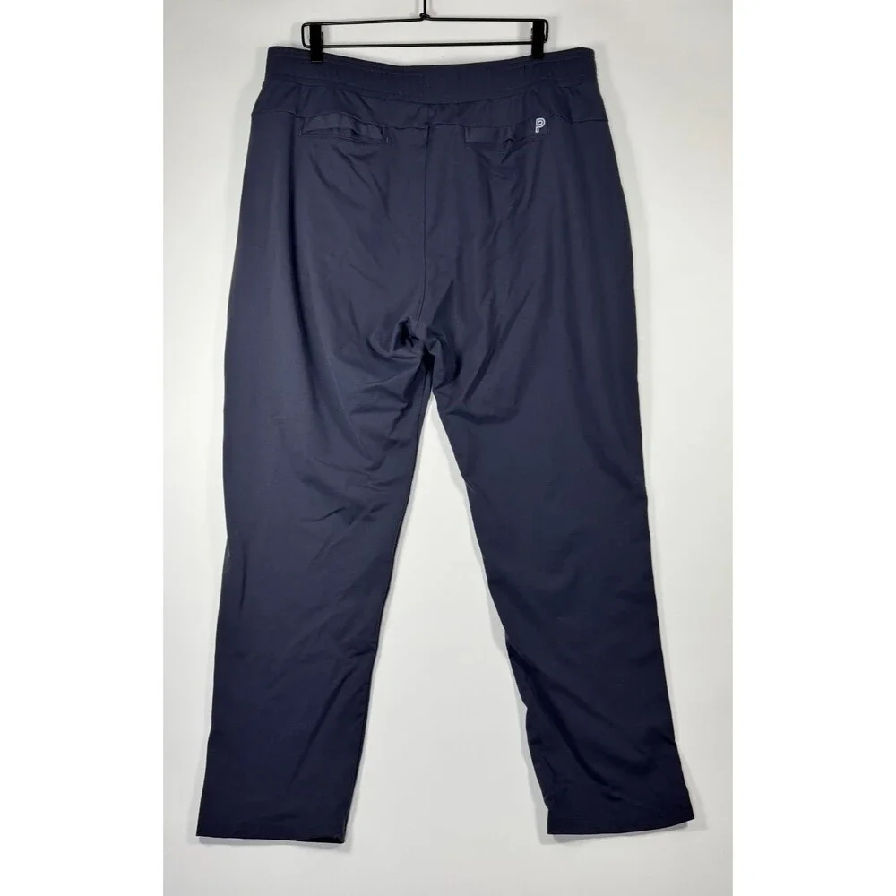Public Rec Performance Pants Mens 42 Gray Stretch Travel Lounge Zip‎ Pockets